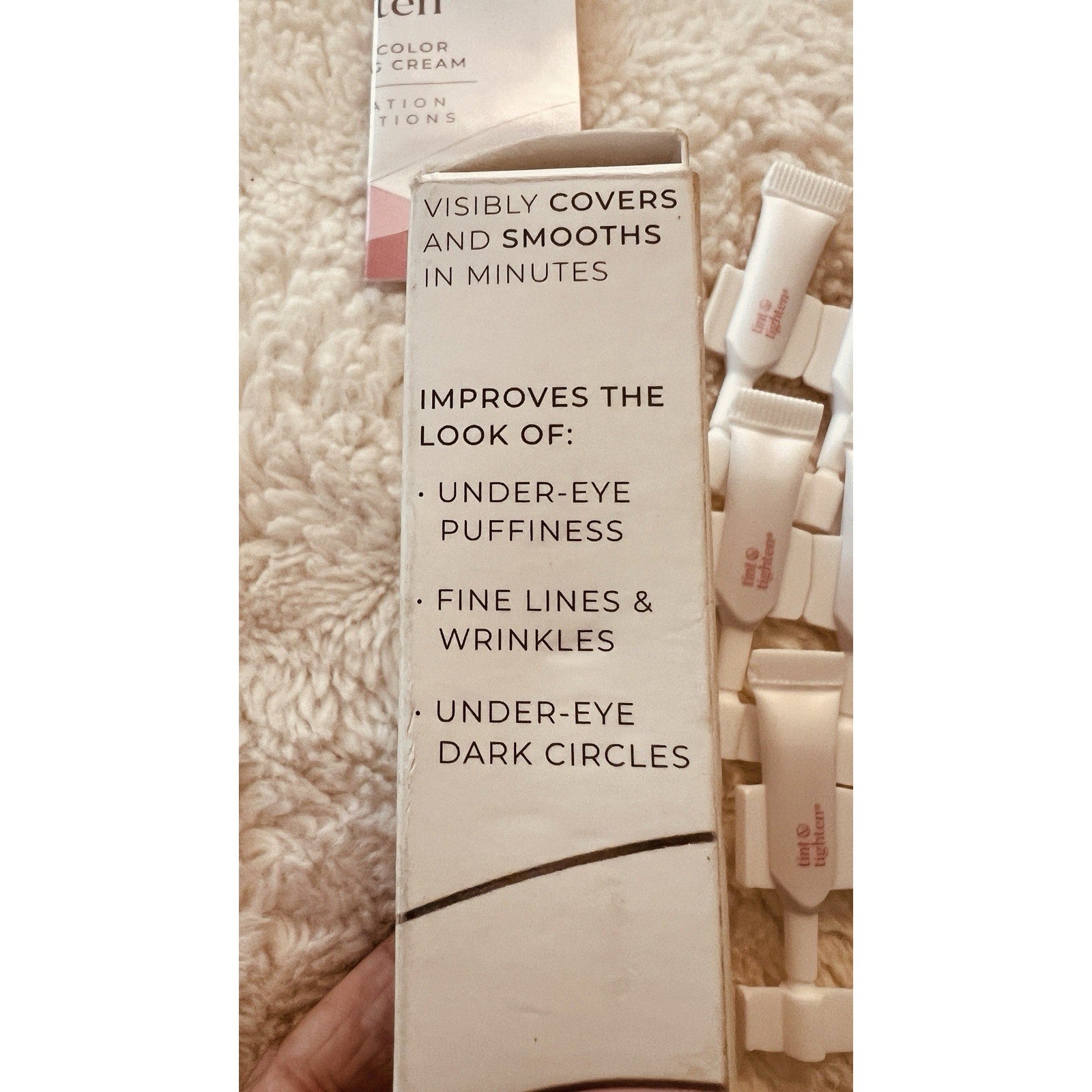 Tint & Tighten Instant Color Smoothing Cream Light Medium 8 (0.18 fl oz) Tubes