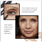 Laura Gellar Inkredible Med. Brown Waterproof .01 oz ea Gel Eyeliner Pencil NEW