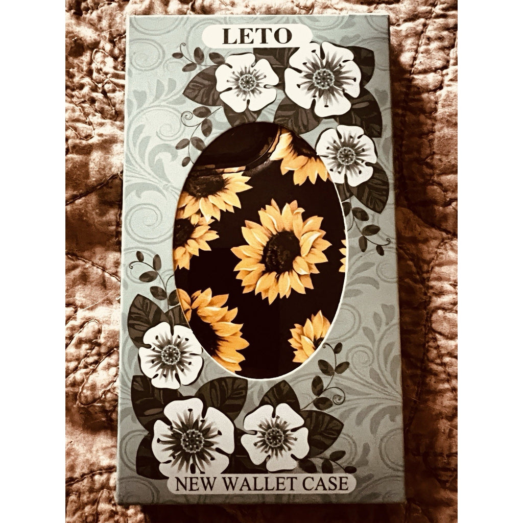 LETO Phone Wallet Case for 16 Pro Max- SUNFLOWERS NEW