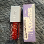 Kosas Wet Lip Oil Slushy Sheer Cherry Red Lip Gloss New box Damaged