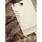 Little Mistress Lace Top Lavender Silver Long Sleeve Knee Length Dress US 18