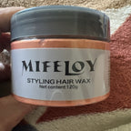 Mifeloy Quick Coloring Styling Hair Wax - Orange - 120g - Ex: 9/27 New