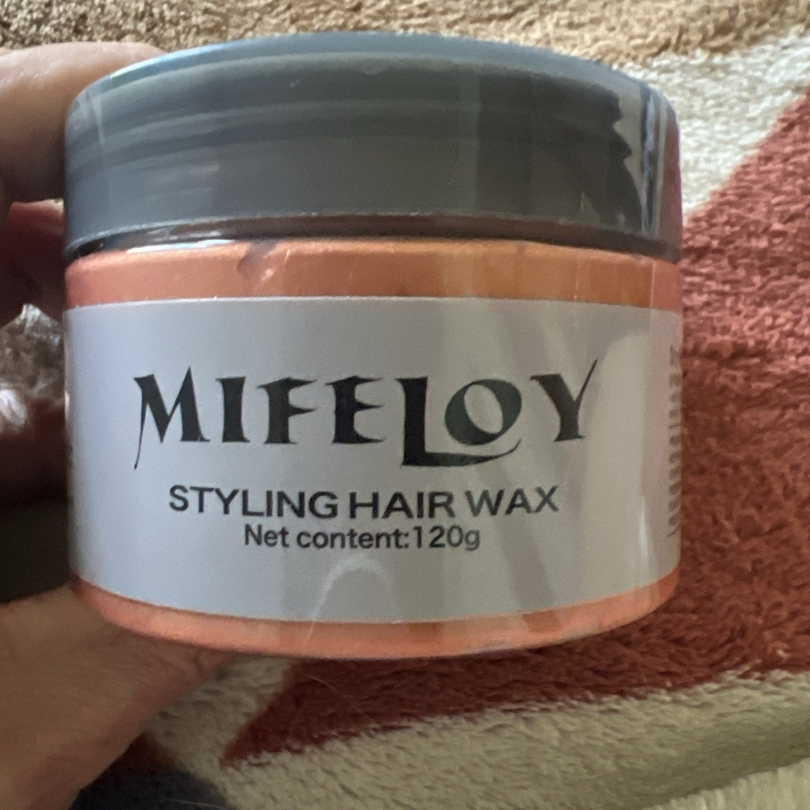 Mifeloy Quick Coloring Styling Hair Wax - Orange - 120g - Ex: 9/27 New