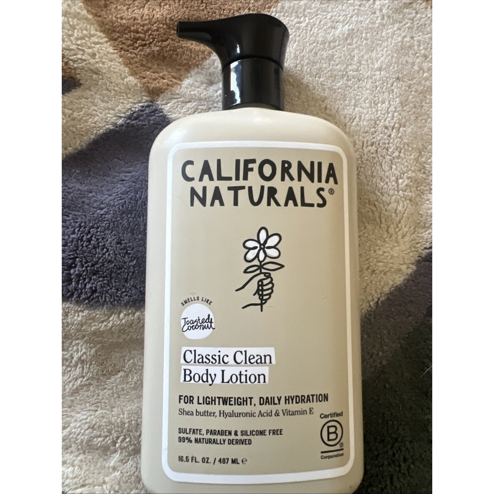 California Naturals Body Lotion Clean Soft Hydrated Skin 16.5 oz Vegan NEW