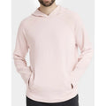 NEW All In Motion Men's Clay Pink Pullover Hooded Heavy Waffle Knit Hoodie XXL
