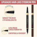 LAVONE Eyebrow Pen and 2-in-1 Pencil Soft Brown NEW