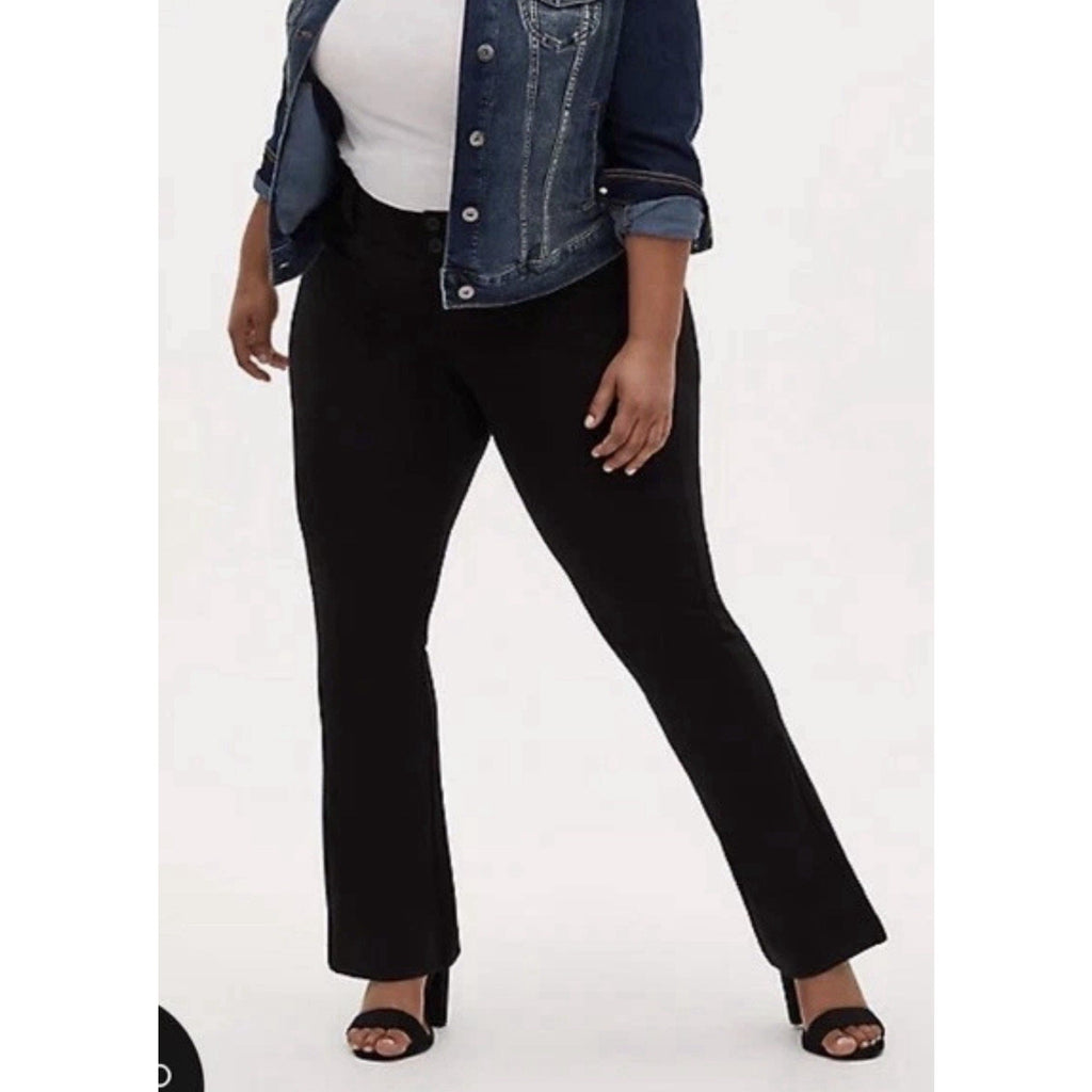 Torrid Studio Pants Black 29" inseam Stretch Size 12