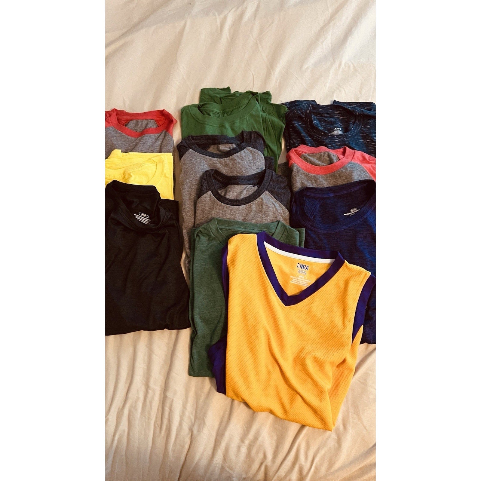Lot of NEW Men’s Blank Shirts - 10 Medium Shirts Fanatics and More. Jersey