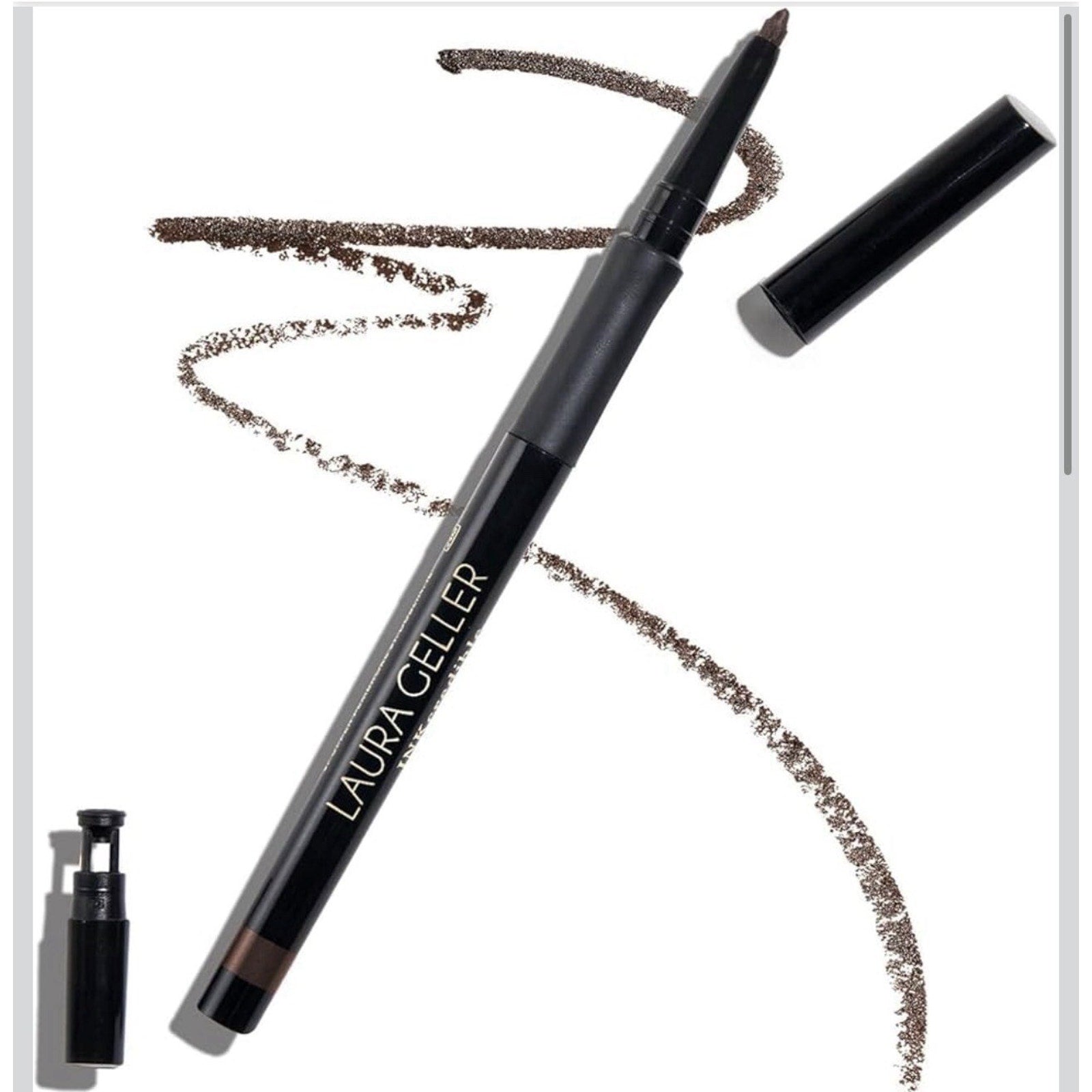 Laura Gellar Inkredible Med. Brown Waterproof .01 oz ea Gel Eyeliner Pencil NEW