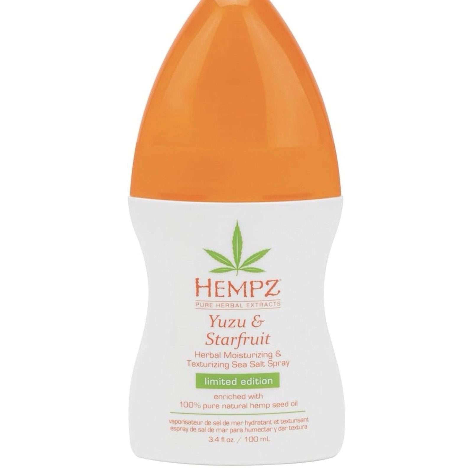 NEW Hempz Texturizing Sea Salt Spray Yuzu & Starfruit 3.4 oz Limited Edition
