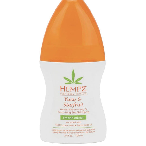 NEW Hempz Texturizing Sea Salt Spray Yuzu & Starfruit 3.4 oz Limited Edition