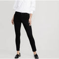 NWT Old Navy Mid Rise Pop Icon Skinny Jeans Classic Black Stretch Womens 8