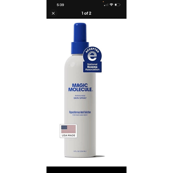 NEW Magic Molecule The Solution Antimicrobial Skin Cleanser 8oz Full Size