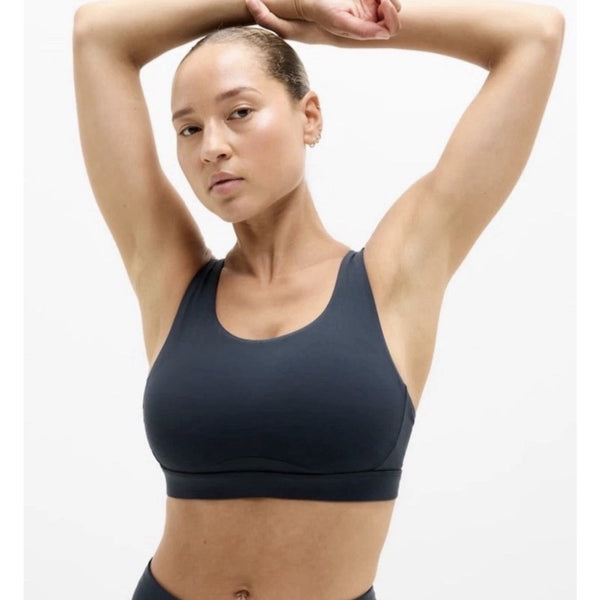 NEW Athleta Interval Sports Bra Eclipse Blue - Size XL