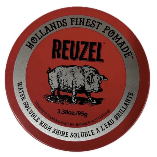 Reuzel Red Water Soluble High Sheen Pomade 3.38 oz Open box
