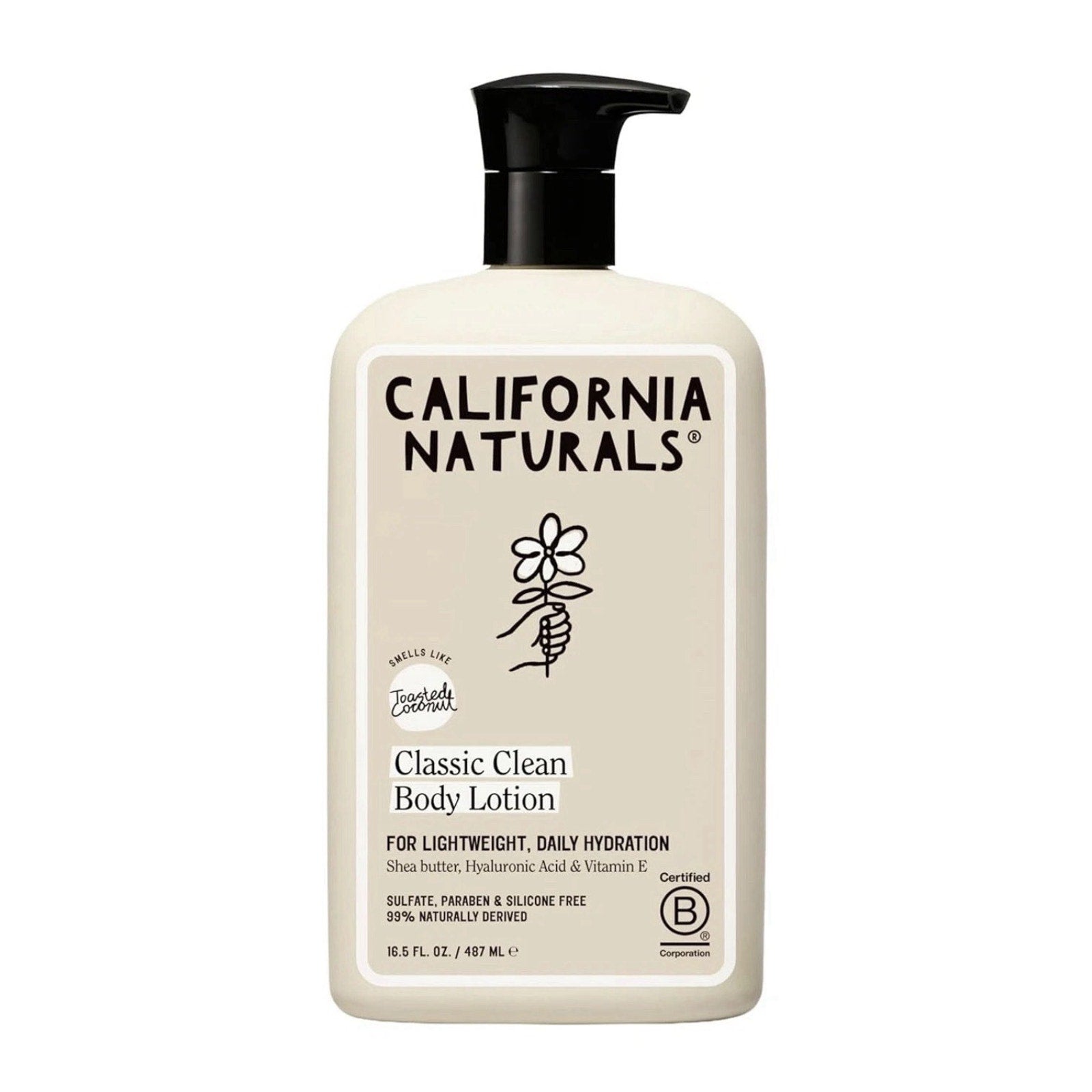 California Naturals Body Lotion Clean Soft Hydrated Skin 16.5 oz Vegan NEW