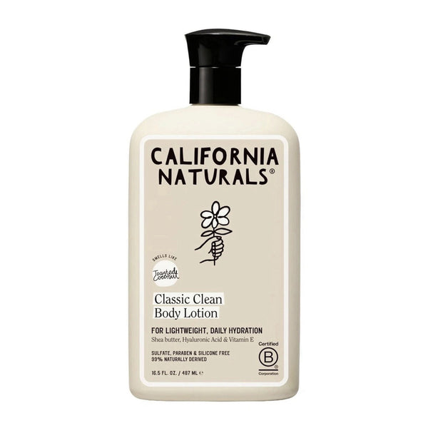 California Naturals Body Lotion Clean Soft Hydrated Skin 16.5 oz Vegan NEW