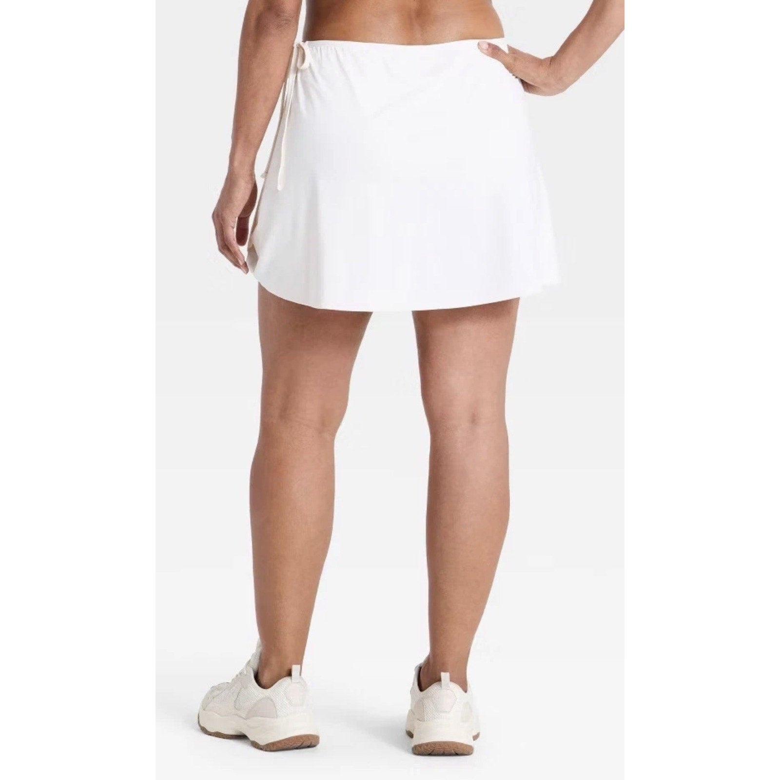 Women Knit Wrap Athletic Skort - All In Motion White XS New