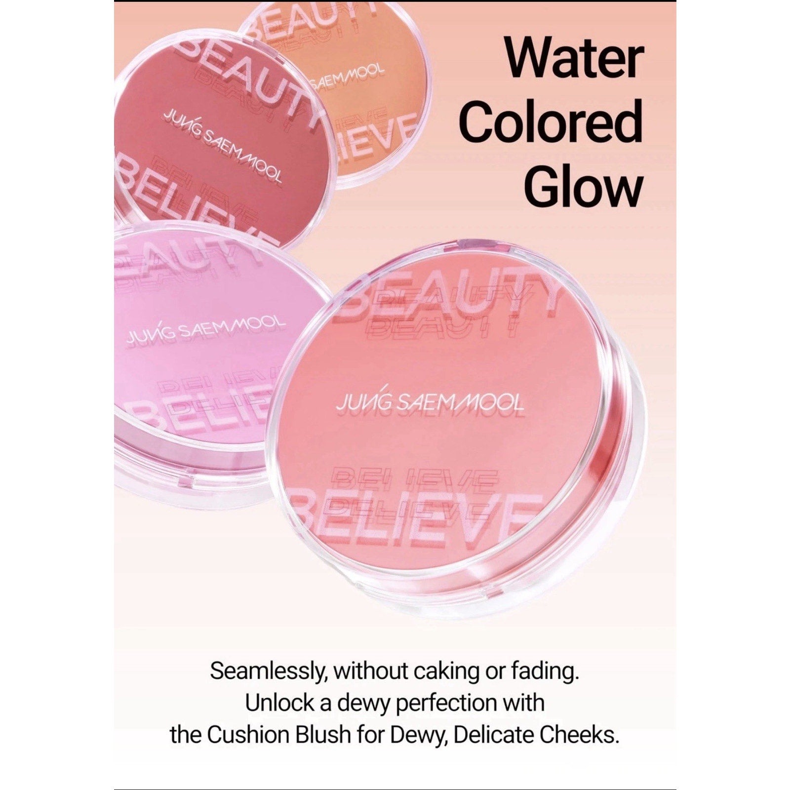 NEW JUNGSAEMMOOL Artist Cushion Blush (Rare Rose) | Easy to Blend, Lightweight