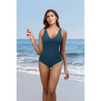 Holipick Women Tummy Control One Piece Swimsuit - Push Up Bathing Suit M