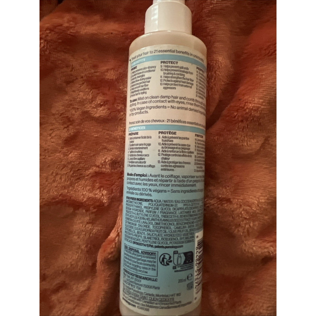 Pureology Color Fanatic 21 Essential Benefits Leave-In Spray 6.7oz New No Lid