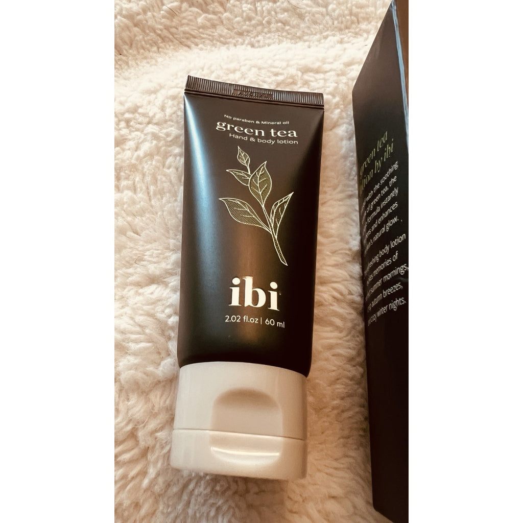 NEW IBI Green Tea HAND AND BODY LOTION 2OZ No Paraben & Mineral Oil New In Box