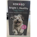 Kokoro Bright & Healthy Dog Teeth Kit 5 Piece Dental Care Set NEW!