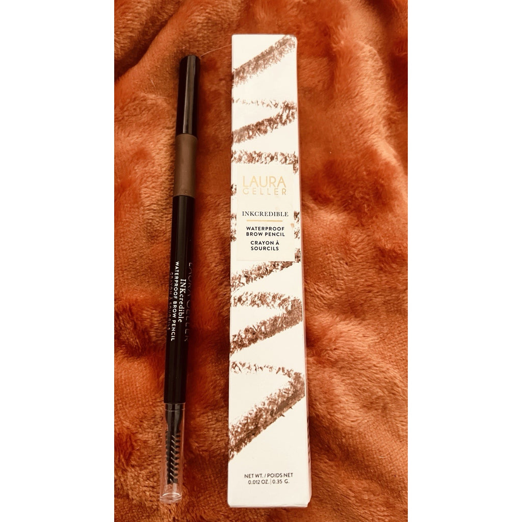 Laura Gellar Inkredible Med. Brown Waterproof .01 oz ea Gel Eyeliner Pencil NEW