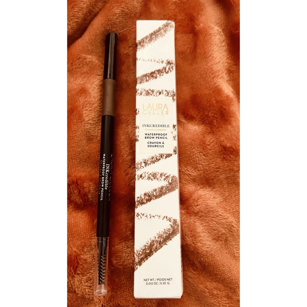 Laura Gellar Inkredible Med. Brown Waterproof .01 oz ea Gel Eyeliner Pencil NEW