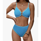 Blooming Jelly Womens High Waist Bikini Sporty Color Block NWT XL