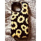 LETO Phone Wallet Case for 16 Pro Max- SUNFLOWERS NEW