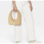 Universal Thread - Casual Raffia Shoulder Bag, Beige, NWT!