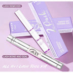 Lash Bond and Seal + Remover 3 in 1 Set, 10Ml Lash Cluster Glue Waterproof