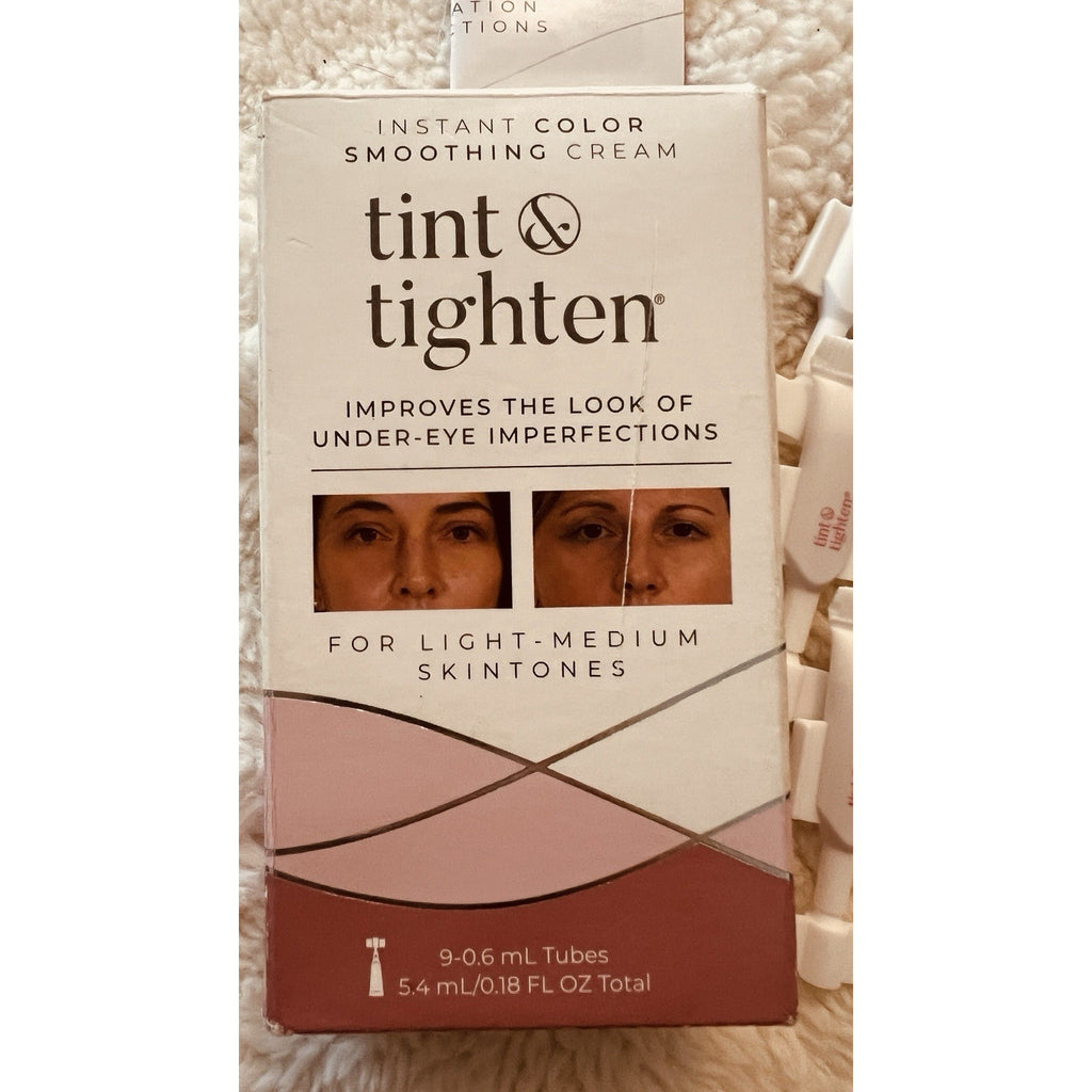 Tint & Tighten Instant Color Smoothing Cream Light Medium 8 (0.18 fl oz) Tubes