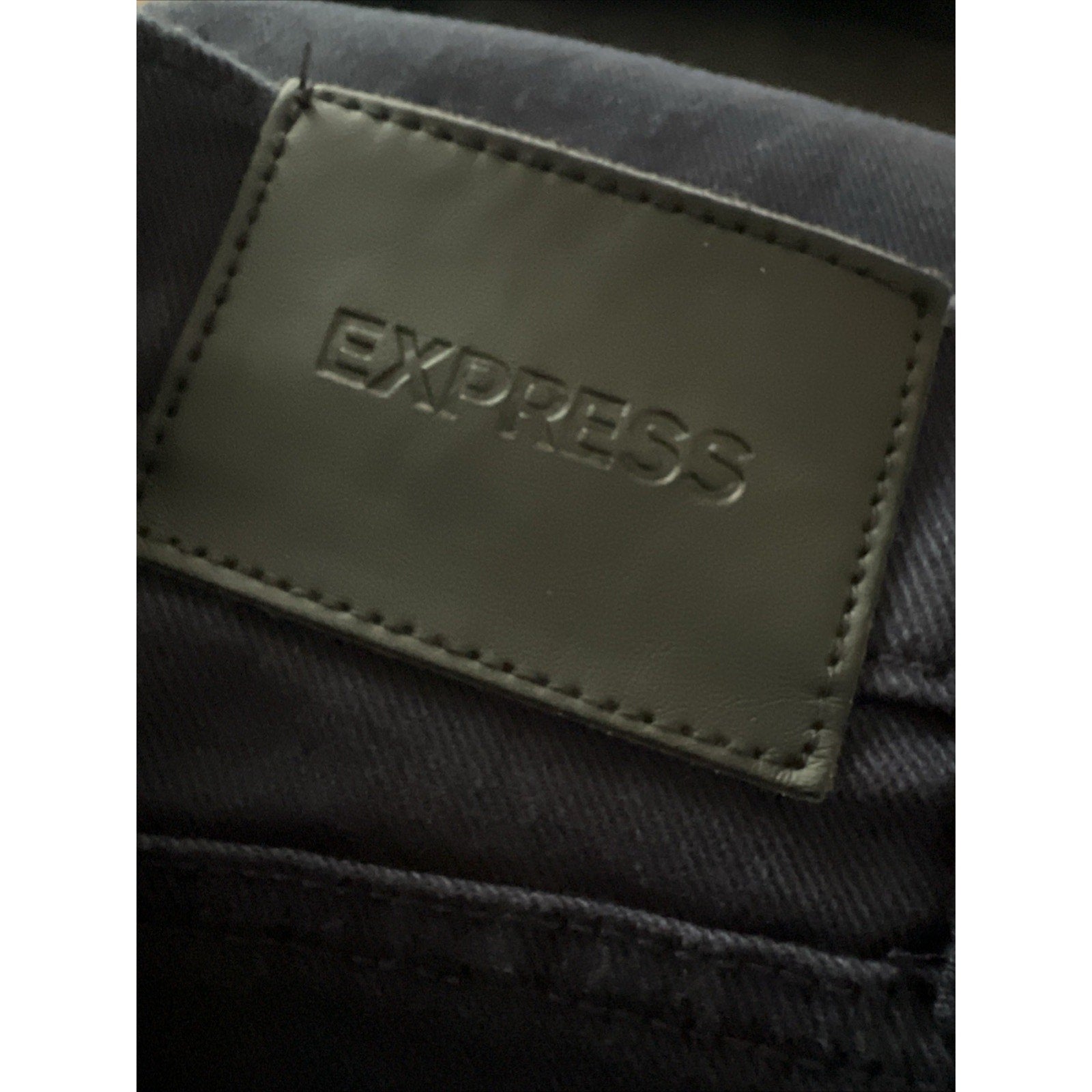 Express Women's Straight Ankle High Rise Jeans Pants, Black, Size 10 NWT