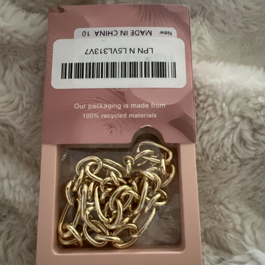 Funsanny Chunky Gold-Plates Necklace for Women Non Tarnish NEW