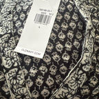 NWT Old Navy Dress Womens Floral Boho Peasant Short Sleeve Tassel Tie Dress L