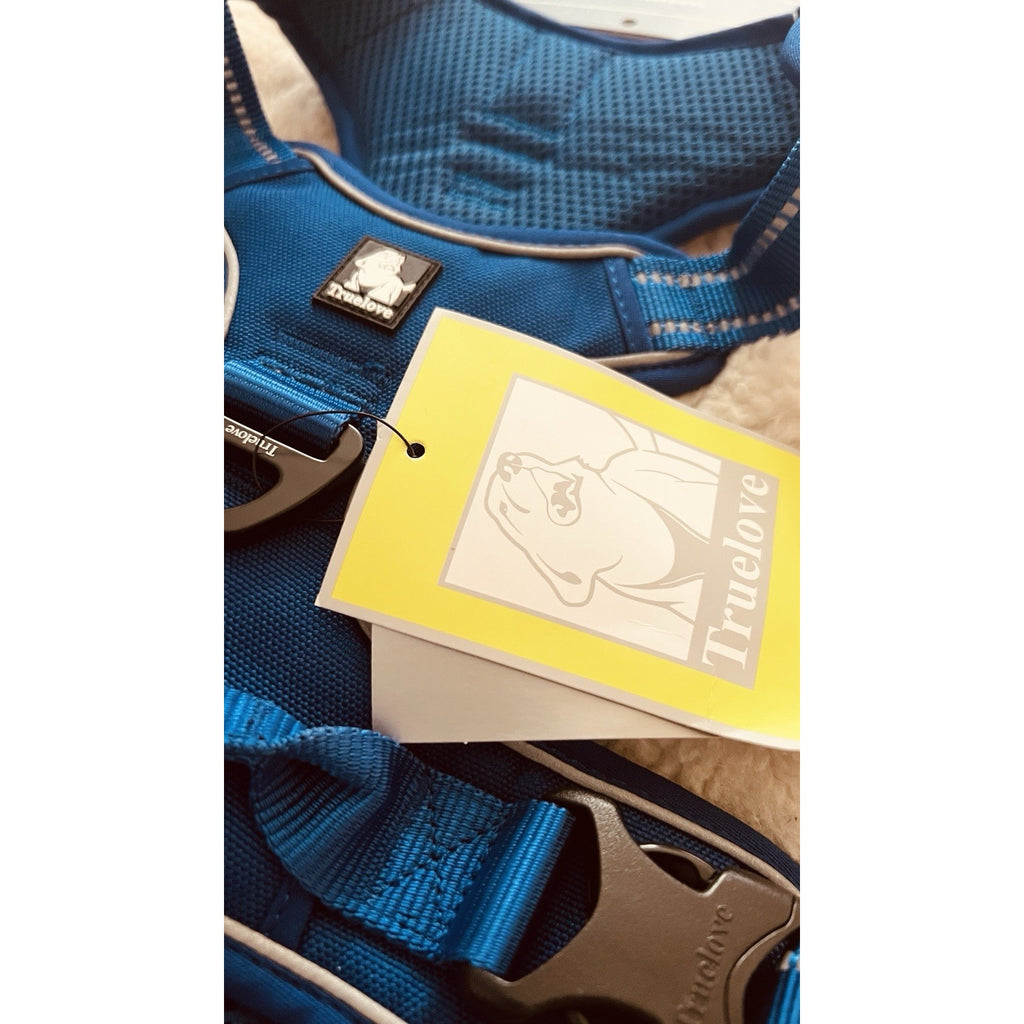 Dog Pet Harness, Truelove, Size LARGE Blue, Brand New