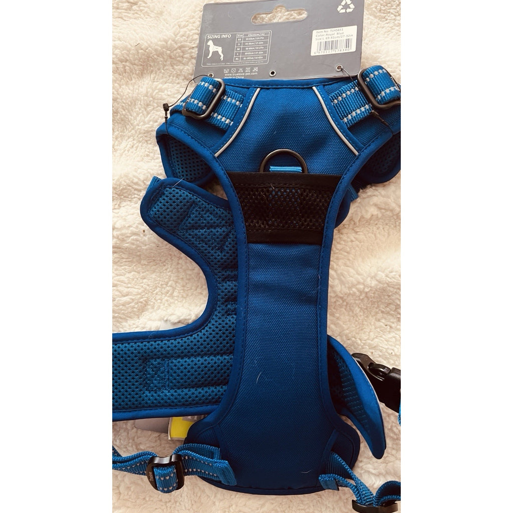 Dog Pet Harness, Truelove, Size LARGE Blue, Brand New