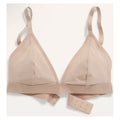 NWT Old Navy Women's Nude Mesh Triangle Bralette Bra Top L Wirefree