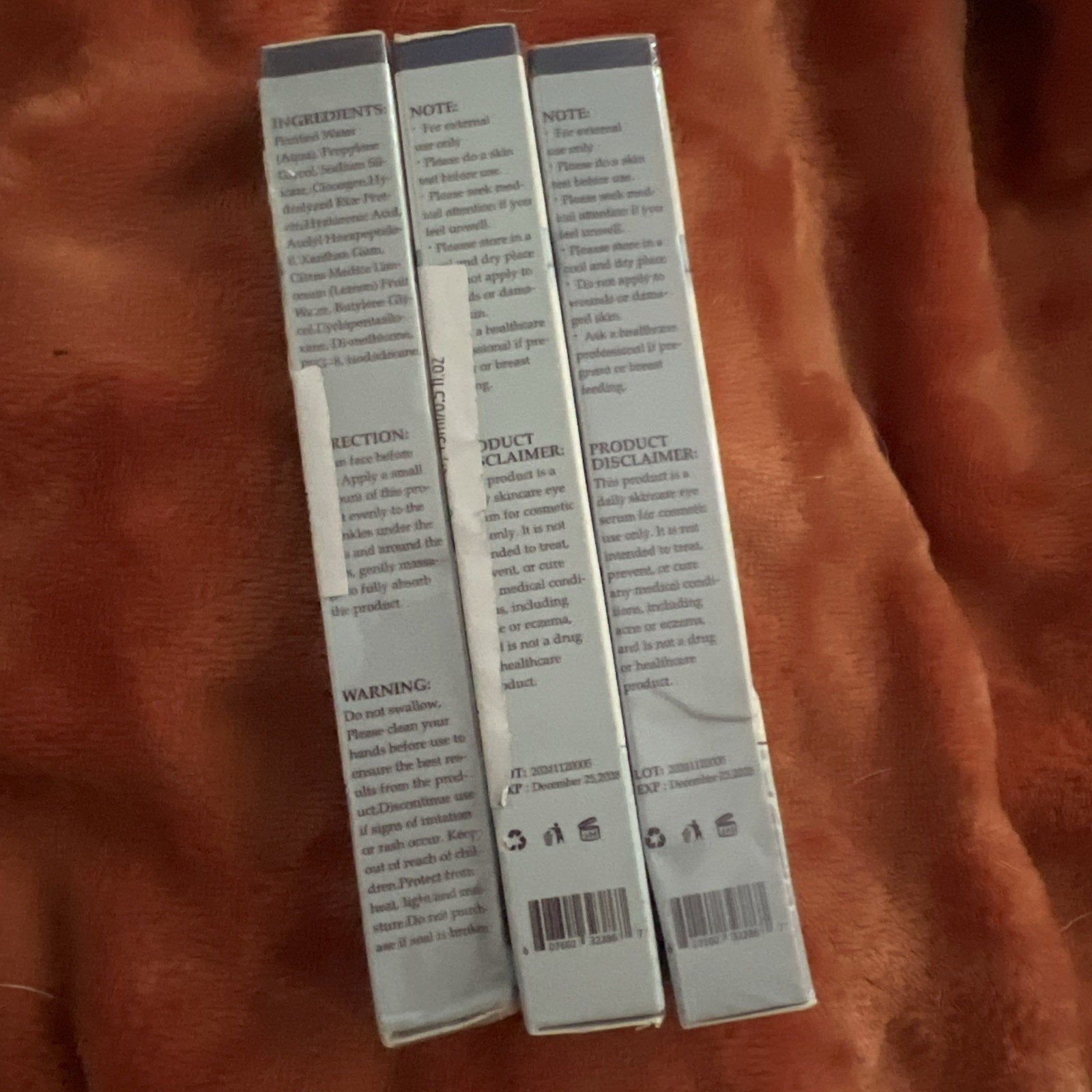 3-Under Eye Cream Serum Dark Circles Bags Face Lines Ageless Puffy Eye New