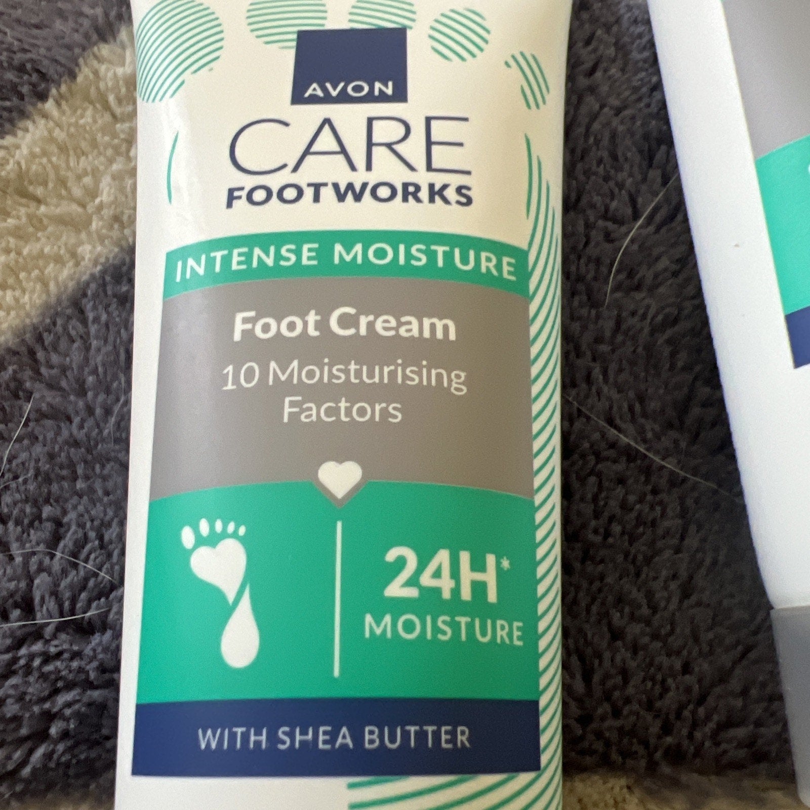 Lot Of 2 AVON FOOT WORKS MAXIMUM Intense Moisture FOOT CREAM - NEW